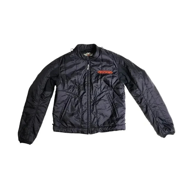 Harley Davidson Women's FXRG Nylon Motorcycle Jacket Size Medium Black - Picture 1 of 7